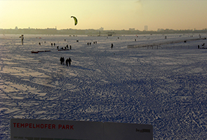 Tempelhofer Feld im Winter Tempelhofer Feld im Winter
