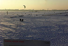 Tempelhofer Feld im Winter Tempelhofer Feld im Winter